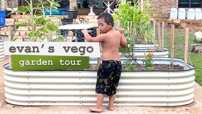 Evan's Vego Garden Tour + Great Pyrenees Puppies + DITL