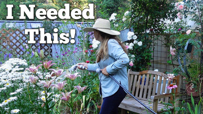 No More Messy Garden Hoses! - 10 Minute Install - Flower Patch