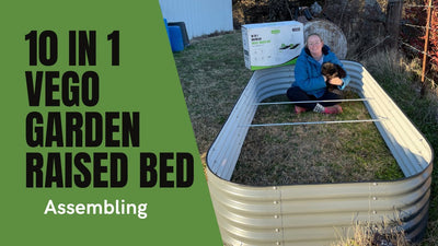 Easy Building of the Vego Garden 10 in 1 Metal Container Garden. perfect gift!