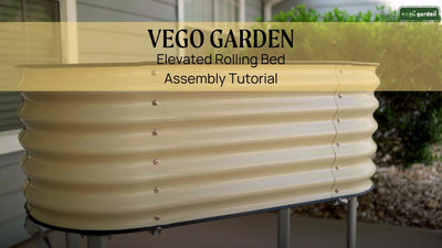 Elevated Rolling Garden Bed Assembly Tutorial