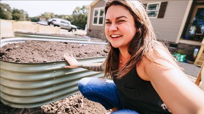 Setting Up the Raised Bed Garden (I love Home Gardening) | VLOG