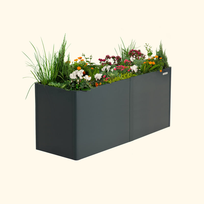 32" Extra Tall Modern 27" x 83" Metal Raised Garden Bed|Vego Garden| MidnightBlue