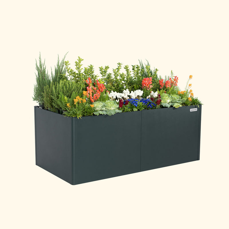 32" Extra Tall Modern 42" x 83" Metal Raised Garden Bed|Vego Garden| MidnightBlue