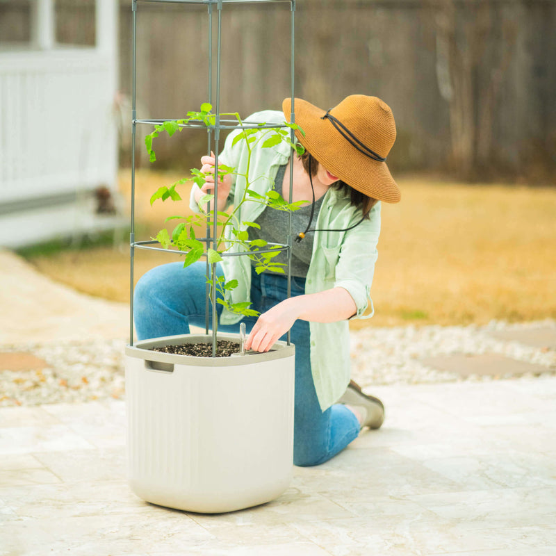 vego-garden-Self-WateringRollingTomatoPlanterPotwithTrellis